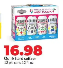 Hy-Vee Quirk Hard Seltzer offer