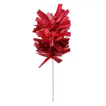 Walmart Holiday Time Red Bundled Tinsel Christmas Pick offer