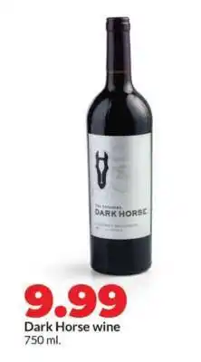 Hy-Vee Dark Horse Wine offer