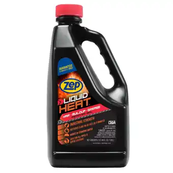 Walmart Zep 64 oz. Liquid Heat Gel Industrial Drain Opener and Hair Clog Remover offer