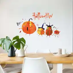 Walmart Momihoom New Cartoon Pumpkin Lantern Halloween Wall Sticker offer
