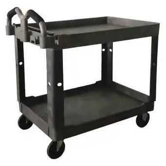 Walmart Manufacturer Varies Utility Cart,500 lb.,Lipped,Gray,PP 52TV58 offer