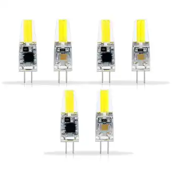 Walmart 6Pcs G4 Light Bulb Dimmable 2W 180lm LED Bulb for Table Lamp Wall Lamp Chandelier Replacement 120V offer