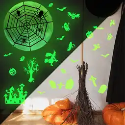 Walmart Momihoom Halloween Luminous Scary Spider Home Decoration Wall Sticker offer