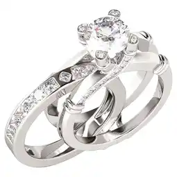 Walmart Wioihee 2 In 1 Combination Set with Zircon and Versatile offer