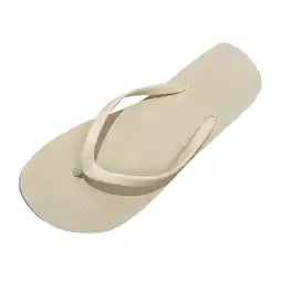 Walmart Womens Sandals Slippers Fashion Bohemian Beach Flip Flops Thong Slippers Sandal Beige L offer