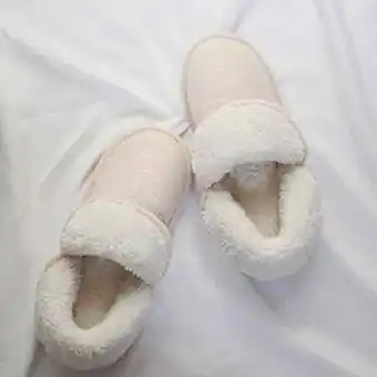 Walmart Herrnalise Winter Soft Bottom Slippers Pregnant Women Thick Bottom Non-Slip Cotton Slippers,Deals offer