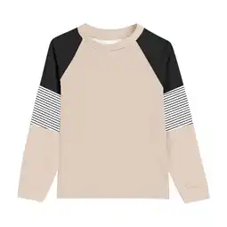 Walmart ZPWKLM ZPWKLM Tops For Toddler Big Long Sleeve Striped Color Block Top With Pocket For size 4-5T offer