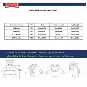 Walmart AherBiu Newborn Baby Clothes Long Sleeve Button Crewneck Rompers Infant Girls Jumpsuits with 1 Hat offer
