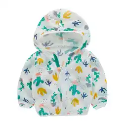Walmart ZPWKLM ZPWKLM Long Slevees Summer Cartoons Tops Print For Sun Clothing Sunscreen For size 2-3T offer