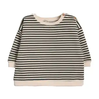 Walmart Chbgutlmr Toddler Boys' Sweatshirts Girls Crewneck Pullover Tops Long Sleeve Striped Sweatshirt offer