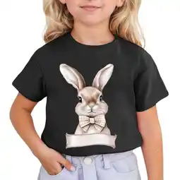 Walmart ZPWKLM Tees For Child Printed Round Neck Short Sleeved Clothing For Infnants size 3-4T offer