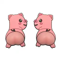 Walmart BQLQBQLQ Car door anticollision strip rearview mirror cartoon cute butt sticker GXP offer