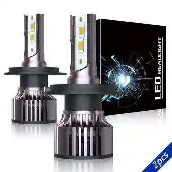 Walmart H4 9003 LED Headlight Bulbs High&Low Beam White for 2003-2006 2009-2011 Honda Element 2004 2005 2010 offer