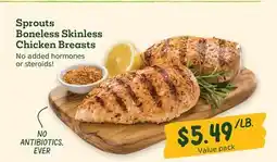 Sprouts Farmers Market Sprouts Boneless Skinless Chicken Breasts offer