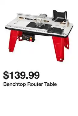 Harbor Freight Tools Benchtop Router Table offer