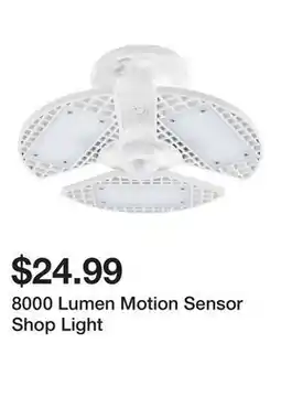 Harbor Freight Tools 8000 Lumen Motion Sensor Shop Light offer