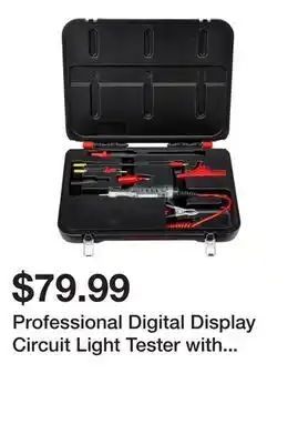 Harbor Freight Tools Professional Digital Display Circuit Light Tester with Interchangeable Shanks offer