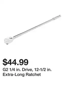 Harbor Freight Tools G2 1/4 in. Drive, 12-1/2 in. Extra-Long Ratchet offer