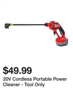 Harbor Freight Tools 20V Cordless Portable Power Cleaner - Tool Only offer