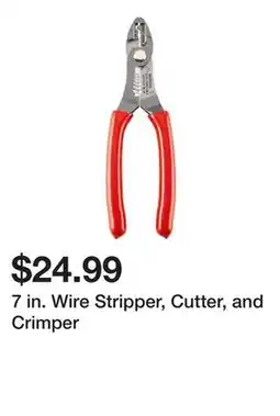Harbor Freight Tools 7 in. Wire Stripper, Cutter, and Crimper offer
