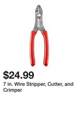 Harbor Freight Tools 7 in. Wire Stripper, Cutter, and Crimper offer