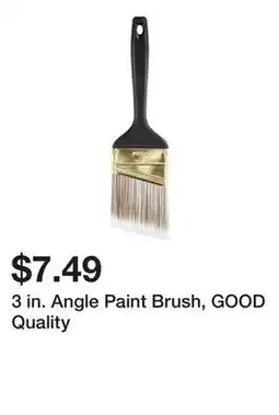 Harbor Freight Tools 3 in. Angle Paint Brush, GOOD Quality offer