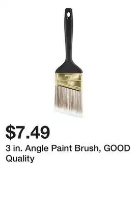 Harbor Freight Tools 3 in. Angle Paint Brush, GOOD Quality offer
