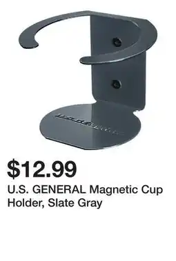 Harbor Freight Tools U.S. GENERAL Magnetic Cup Holder, Slate Gray offer