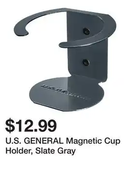 Harbor Freight Tools U.S. GENERAL Magnetic Cup Holder, Slate Gray offer