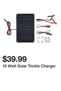 Harbor Freight Tools 10 Watt Solar Trickle Charger offer