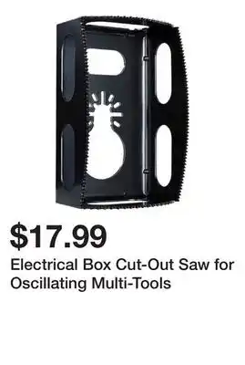 Harbor Freight Tools Electrical Box Cut-Out Saw for Oscillating Multi-Tools offer