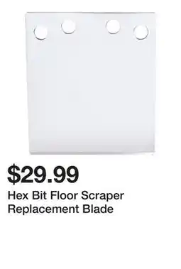 Harbor Freight Tools Hex Bit Floor Scraper Replacement Blade offer