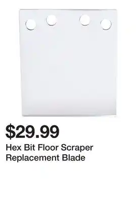 Harbor Freight Tools Hex Bit Floor Scraper Replacement Blade offer