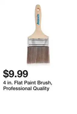 Harbor Freight Tools 4 in. Flat Paint Brush, Professional Quality offer