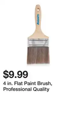 Harbor Freight Tools 4 in. Flat Paint Brush, Professional Quality offer