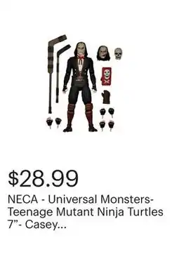 Best Buy NECA - Universal Monsters-Teenage Mutant Ninja Turtles 7- Casey Jones as The Phantom of the Opera offer