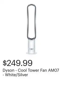 Best Buy Dyson - Cool Tower Fan AM07 - White/Silver offer