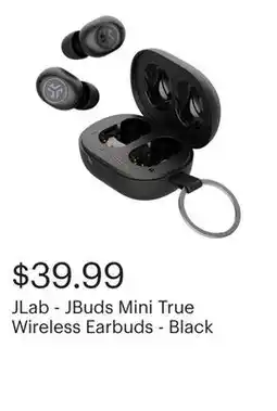 Best Buy JLab - JBuds Mini True Wireless Earbuds - Black offer