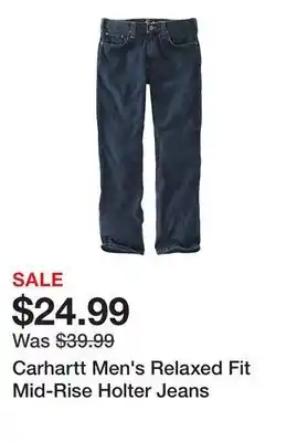 Tractor Supply Company Carhartt Men's Relaxed Fit Mid-Rise Holter Jeans offer