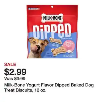 Tractor Supply Company Milk-Bone Yogurt Flavor Dipped Baked Dog Treat Biscuits, 12 oz offer