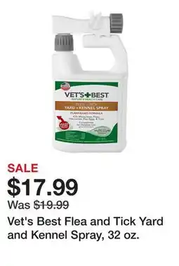 Tractor Supply Company Vet's Best Flea and Tick Yard and Kennel Spray, 32 oz offer