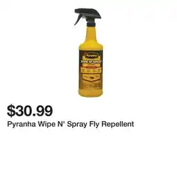 Tractor Supply Company Pyranha Wipe N' Spray Fly Repellent offer