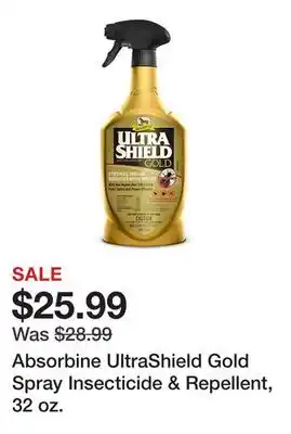 Tractor Supply Company Absorbine UltraShield Gold Spray Insecticide & Repellent, 32 oz offer