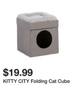 Marshalls KITTY CITY Folding Cat Cube offer