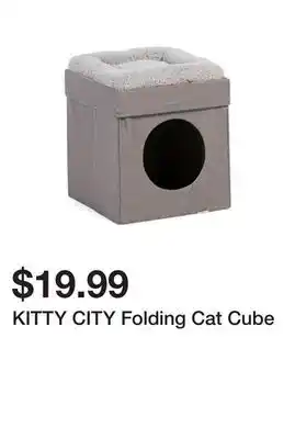 Marshalls KITTY CITY Folding Cat Cube offer