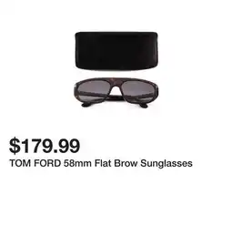 Marshalls TOM FORD 58mm Flat Brow Sunglasses offer