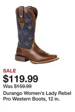 Tractor Supply Company Durango Women's Lady Rebel Pro Western Boots, 12 in offer