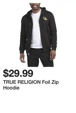 Marshalls TRUE RELIGION Foil Zip Hoodie offer
