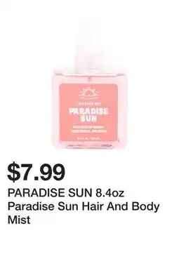 Marshalls PARADISE SUN 8.4oz Paradise Sun Hair And Body Mist offer